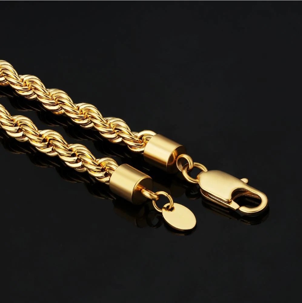 Shook Ones Chain Gold 6mm - Dahele